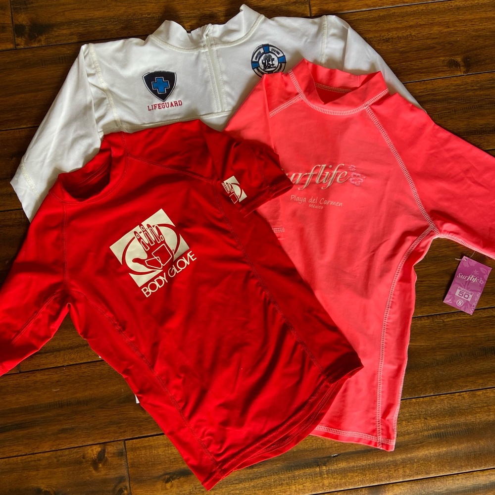 Three Swim Shirts